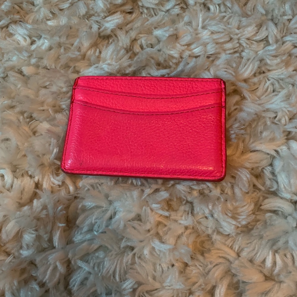 Jcrew hot pink cardholder